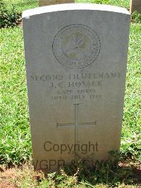 Dar Es Salaam War Cemetery - Hosack, J C